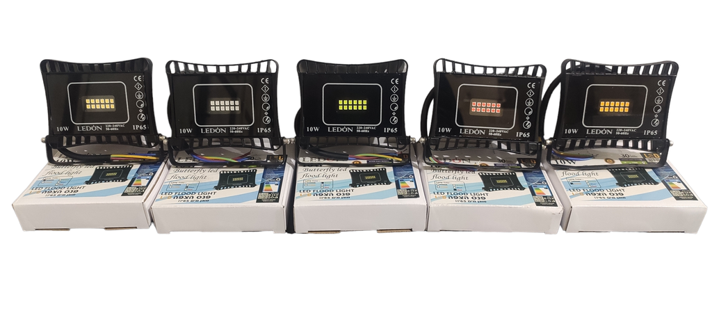 كشاف ليداون فراشة 10W اصفر