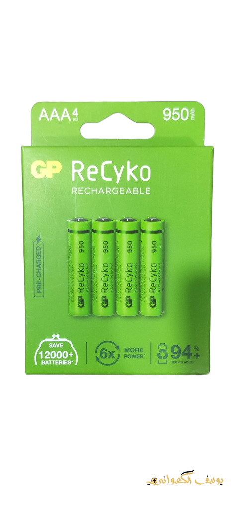 بطارية GP AA RECYKO\4+2