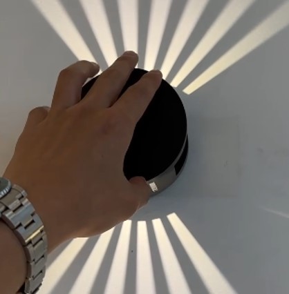 اب داون اسود مدور متغير SEPSAN IP65 3K 6W 8350605