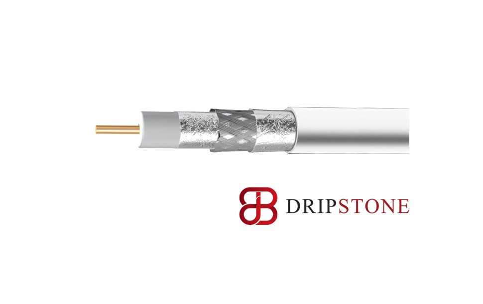 كابل ستلايت تلران ابيض تيكن  RG6 305 750006    