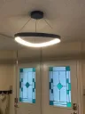 ثريا دائرية بحافة مثلثة PL2299 45CM 54W اسود