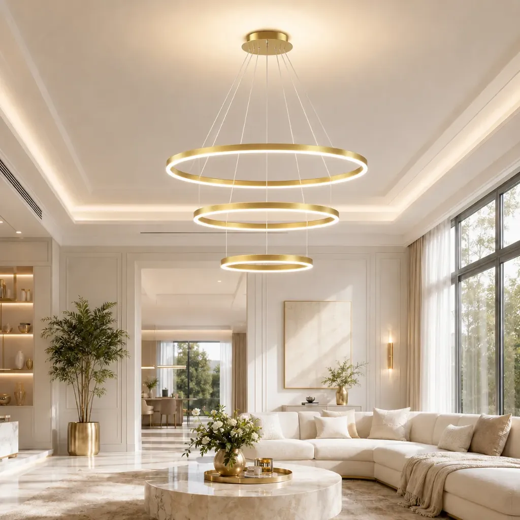 ثريا ثلاث حلقات ثقيل 80CM+60CM+40CM（3in1） 66330