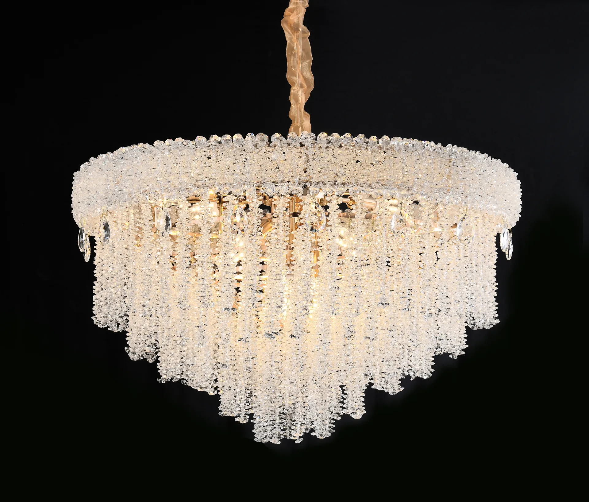 [970081002014] ثريا AURELIA CRYSTAL 7008-100CM (20×E14)