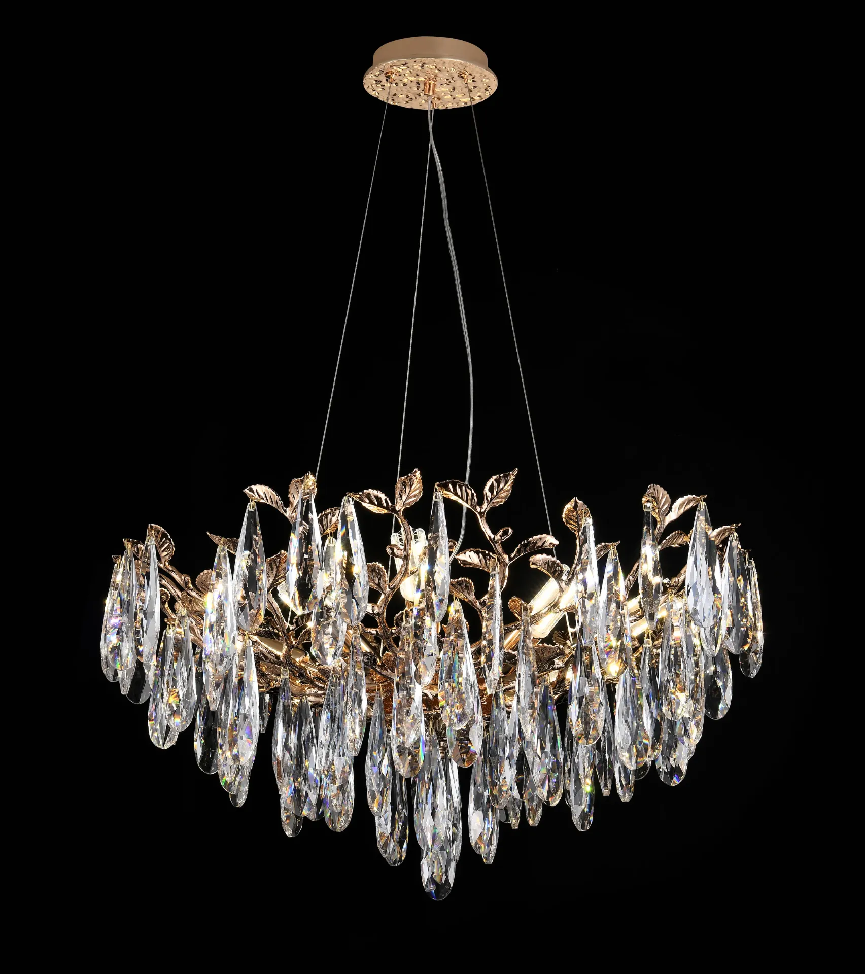 [9806360814] ثريا AURELIA CRYSTAL 8063-60CM (8×E14)