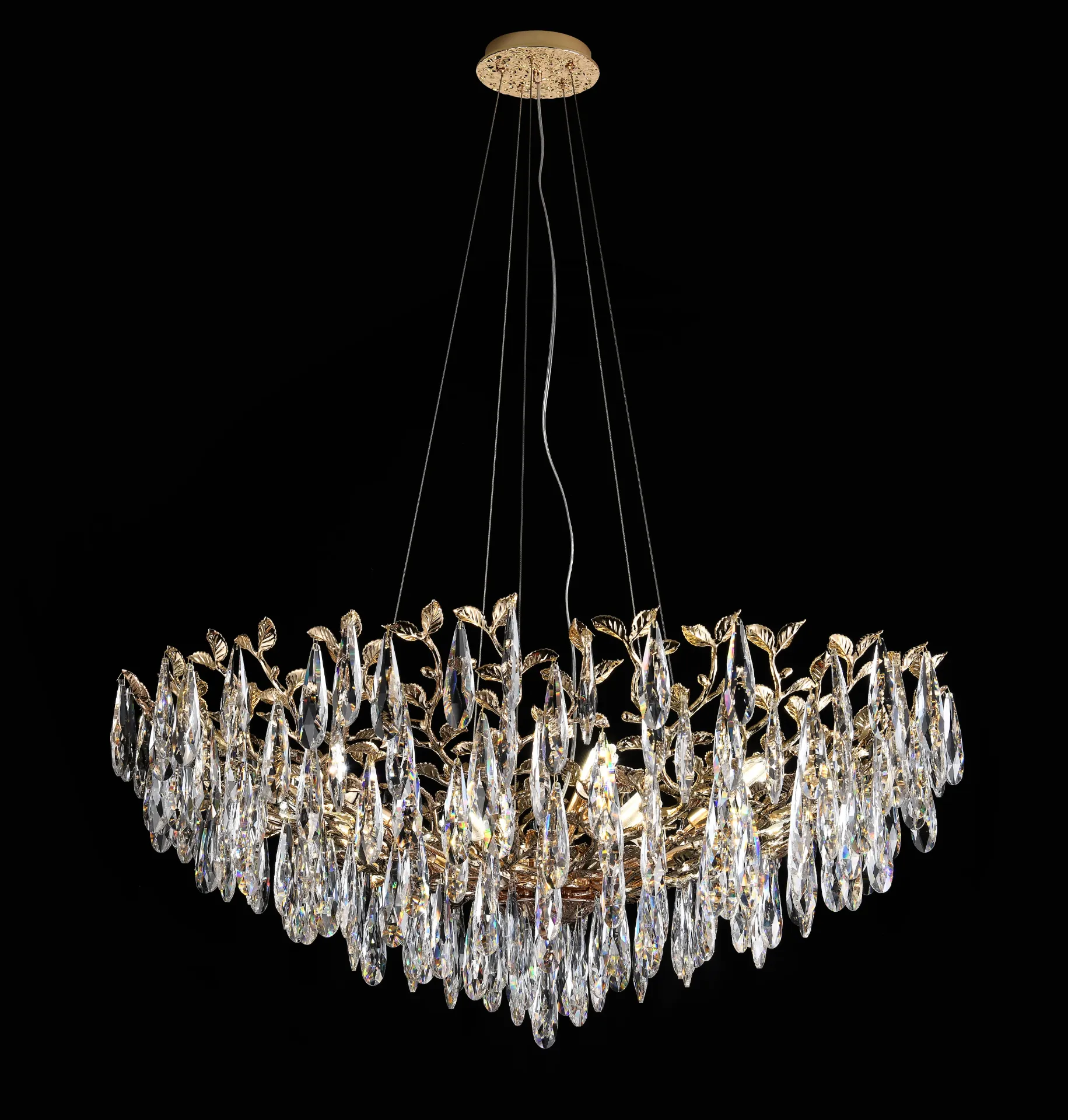 [980631001414] ثريا AURELIA CRYSTAL 8063-100CM (14×E14)