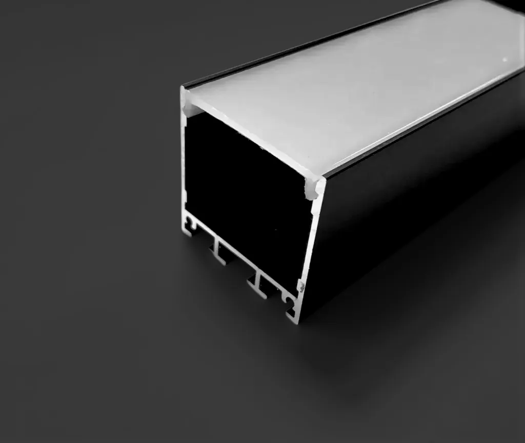 بروفيل المنيوم خارجي اسود 50*50 SEPSAN ##