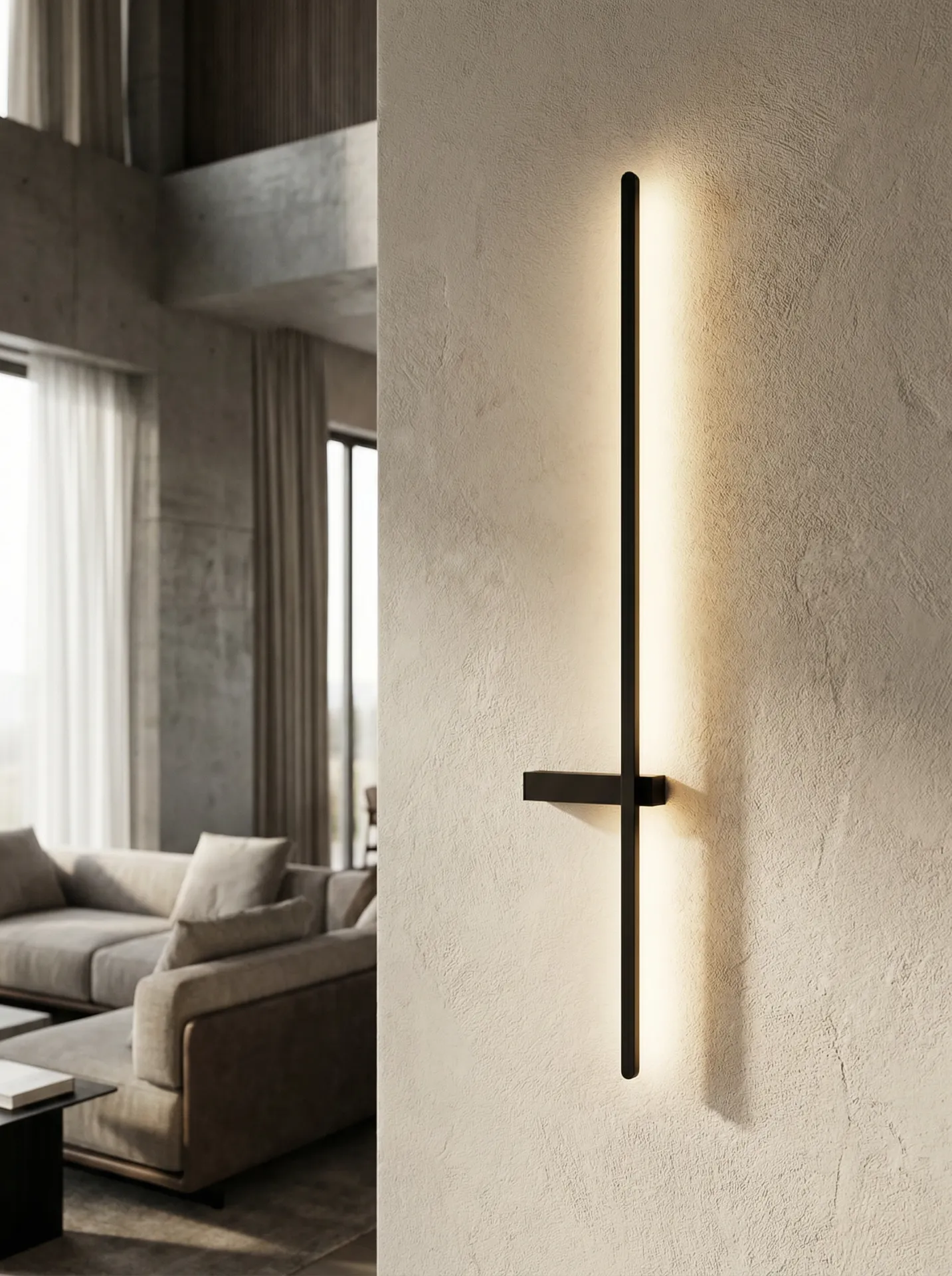 [9371329602] انارة حائط LB71329-60cm اسود