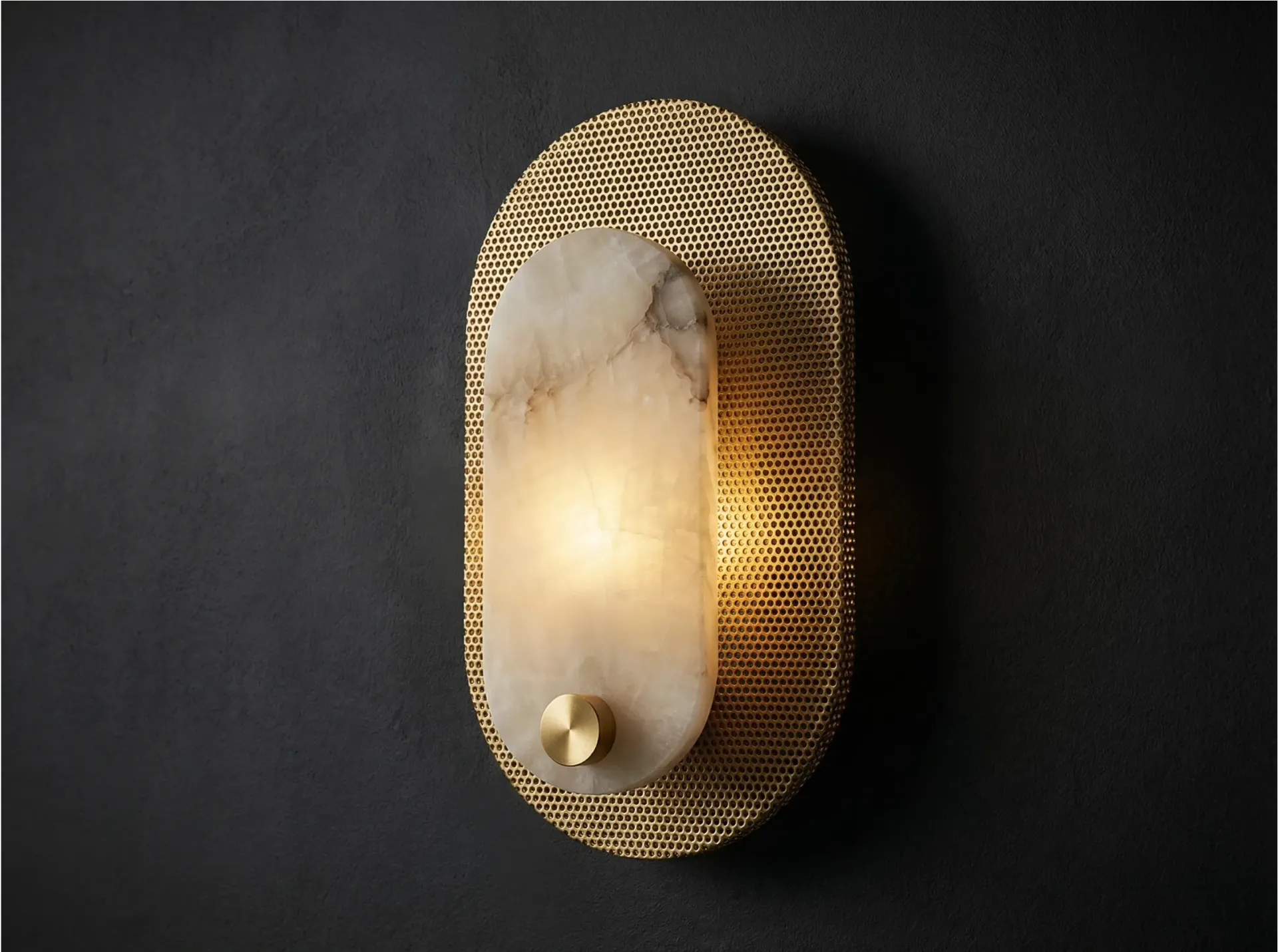 [9358012] انارة حائط اونكس طبيعي W58012