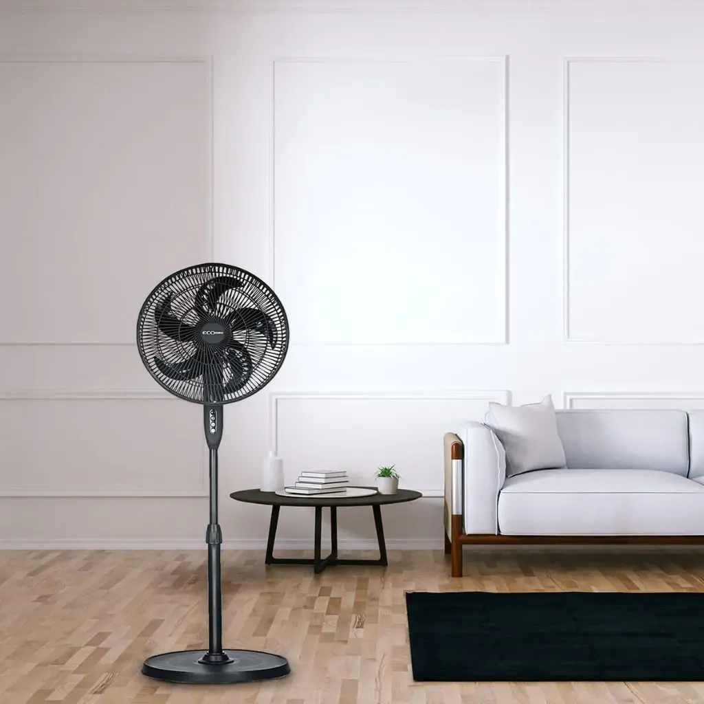 مروحة عامود 16" 50W اسود هيونداي HAFA-16XWB