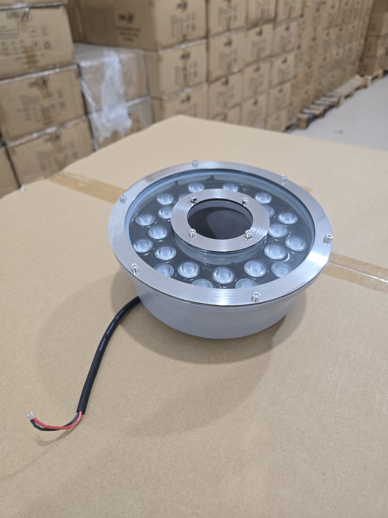 إنارة أرضية/نوافير 24W RGB IP68 LUMX 24V