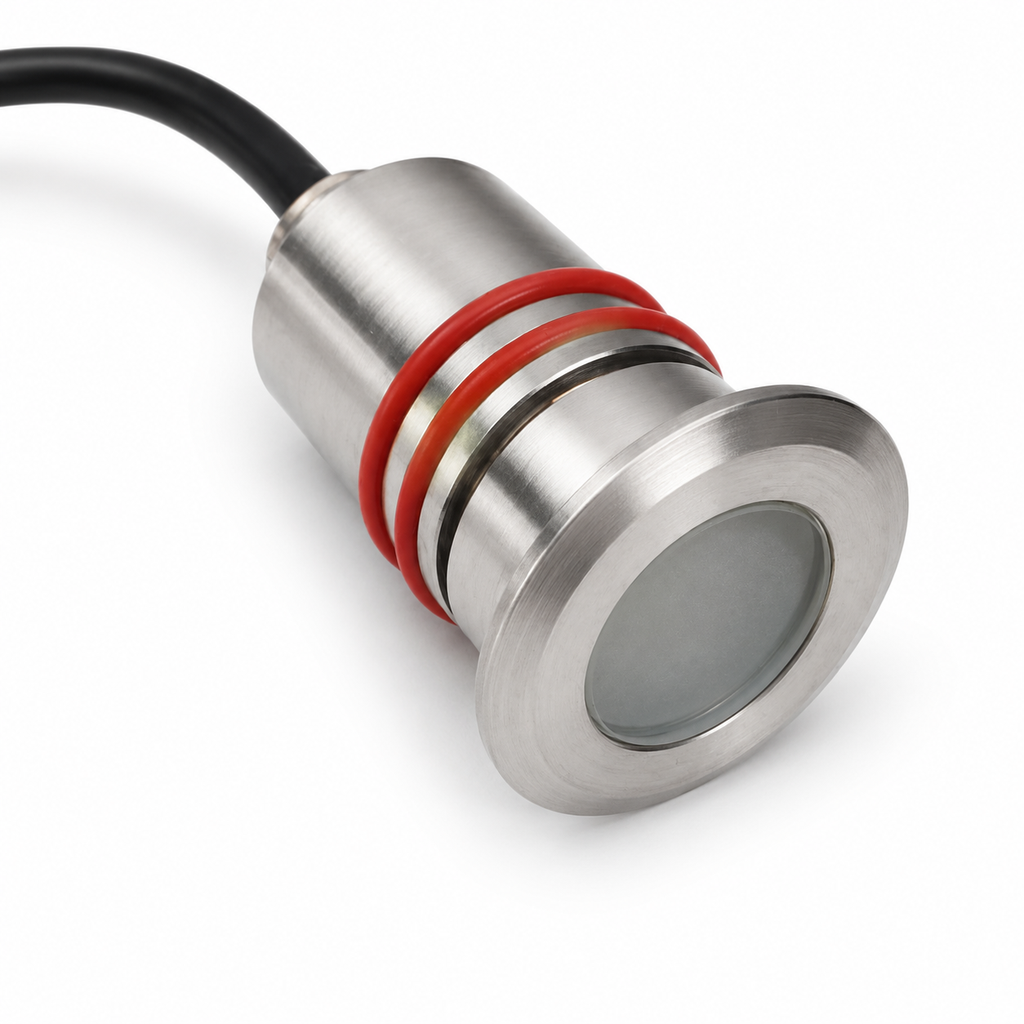 XH-DM1003 - سبوت أرضي 24V IP68 قطر 32mm ارتفاع 40mm /ا LUMX