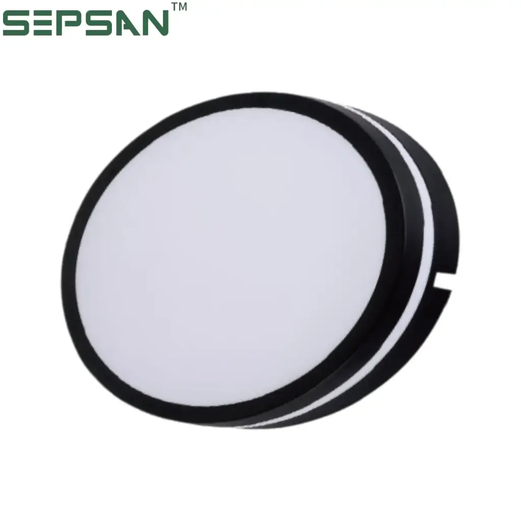 8885301 جلوب لد مطري اسودSEPSAN IP65 CCT NOVA30W قطر 20 سم ##